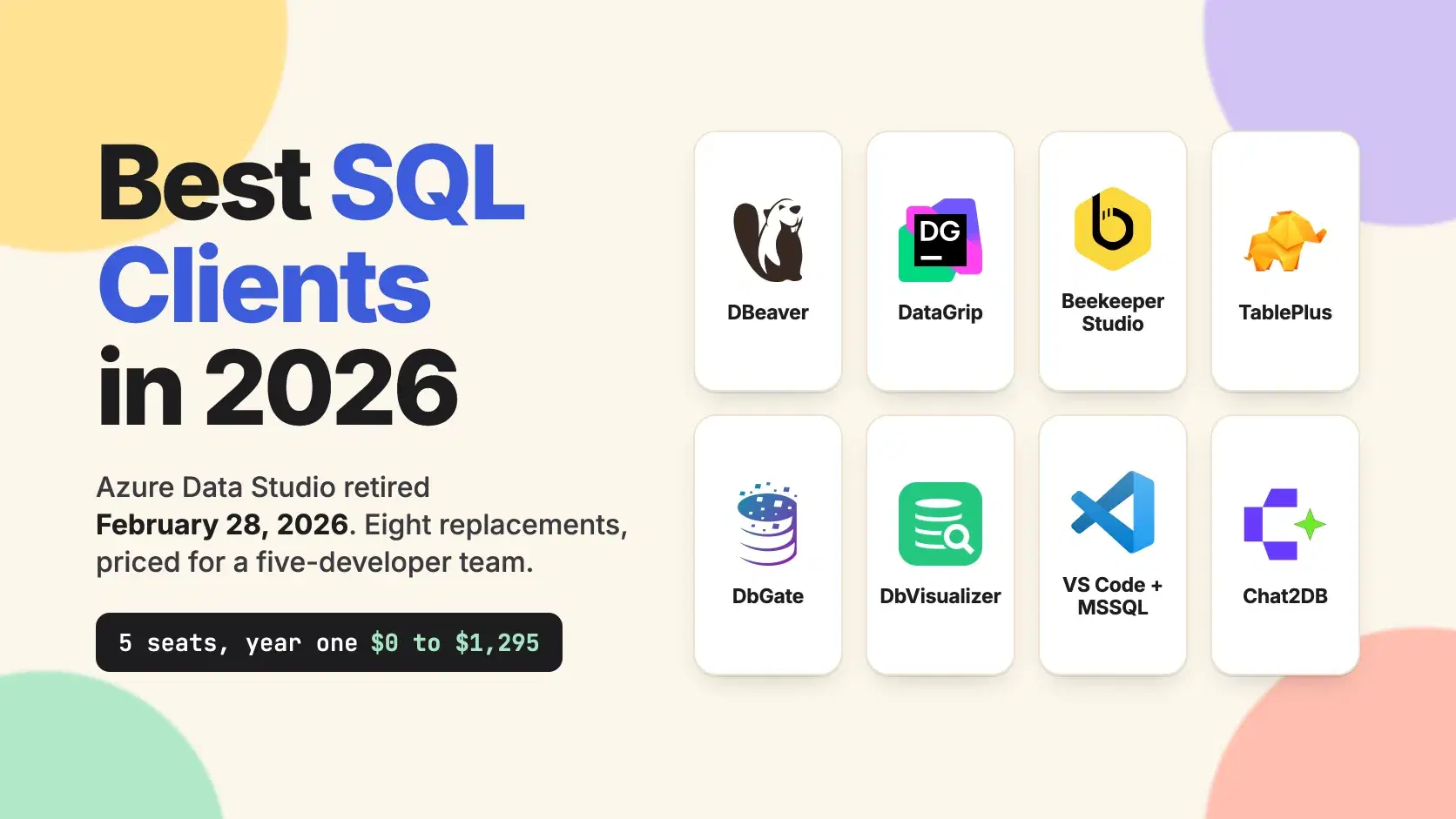 Best SQL Clients in 2026: 8 Tools Compared