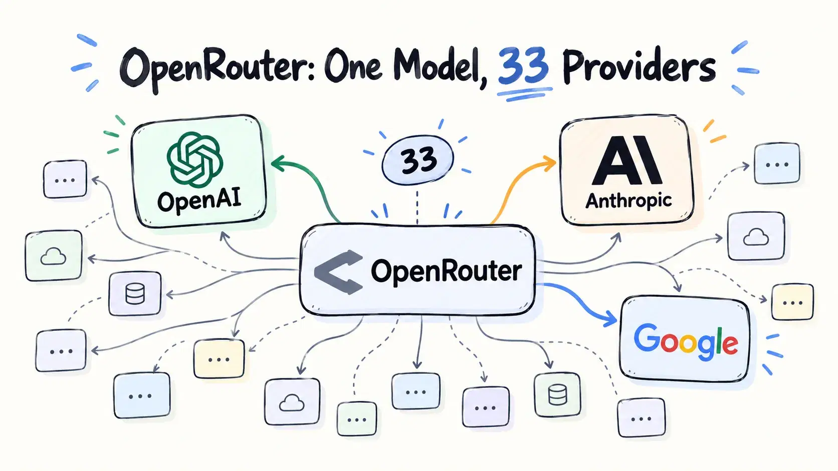 OpenRouter: One Model, 33 Providers