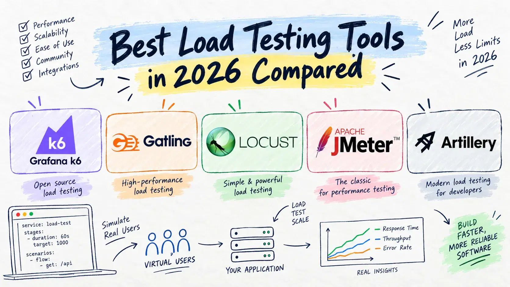 Best Load Testing Tools in 2026 Compared