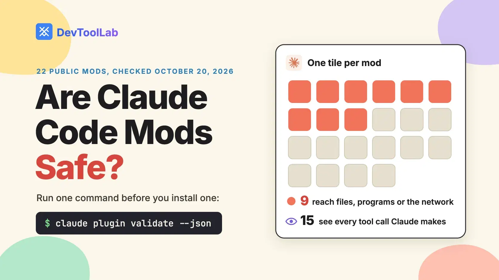 Are Claude Code Mods Safe? We Checked 22