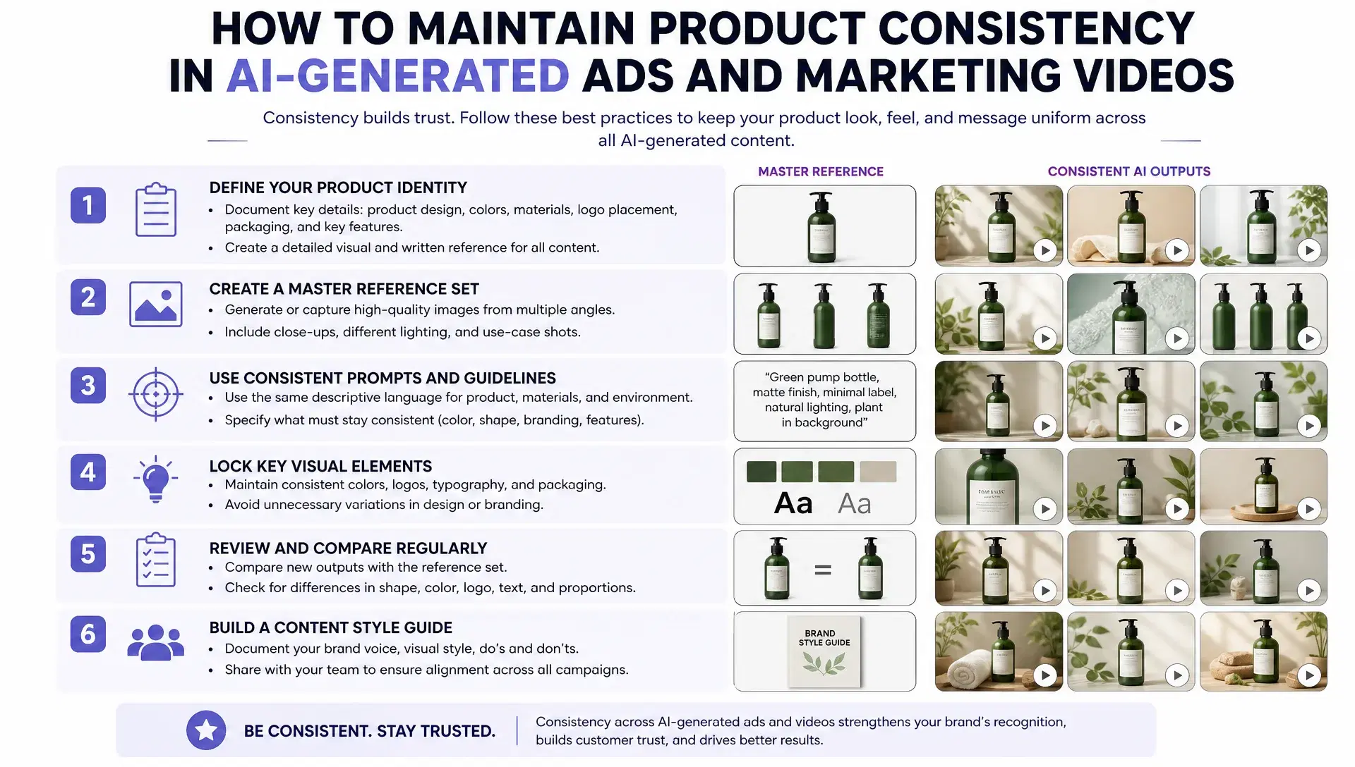 How to Maintain Product Consistency in AI-Generated Ads and Marketing Videos
