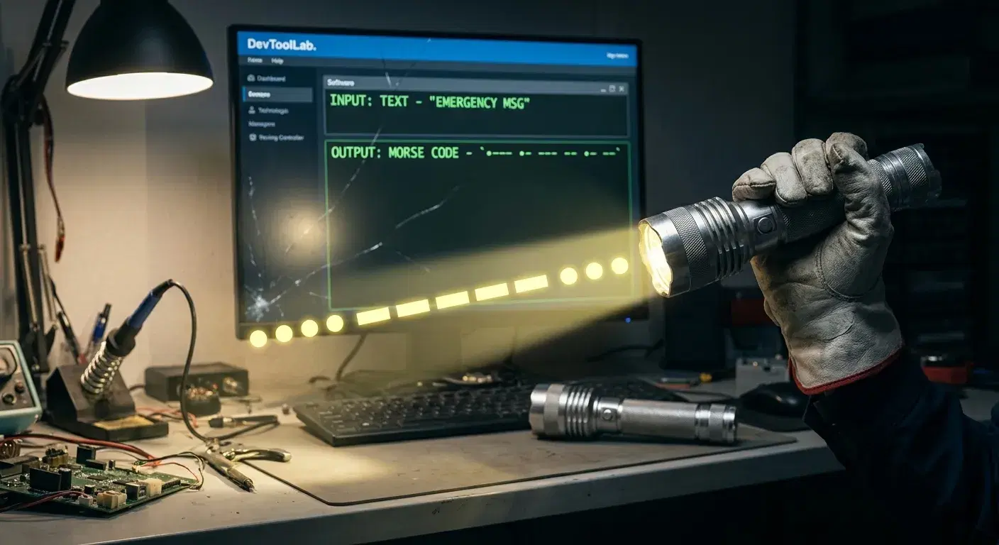 Encoding Text to Morse Code: A Guide to Optical Signals