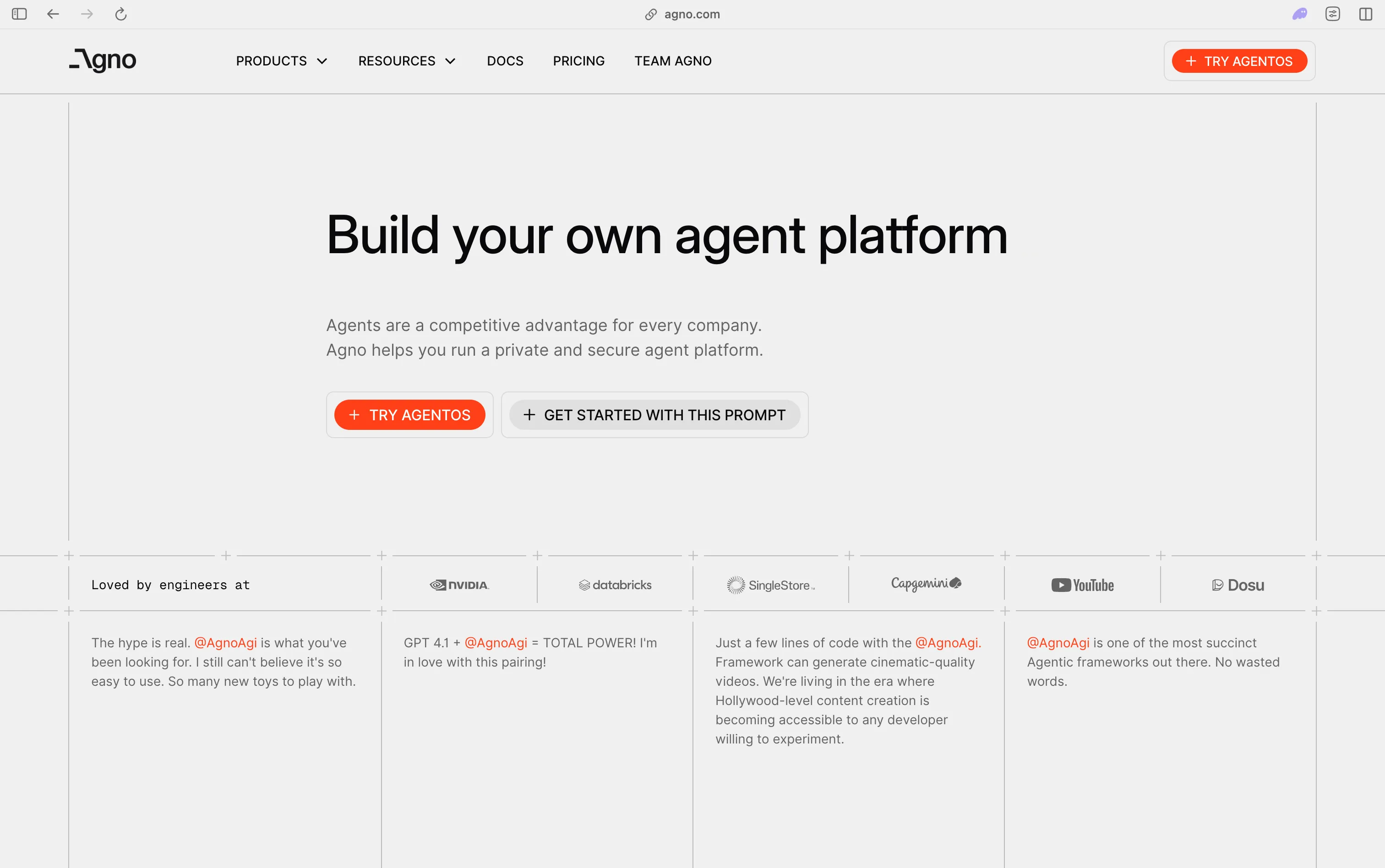 Agno high-performance multi-agent framework, formerly Phidata