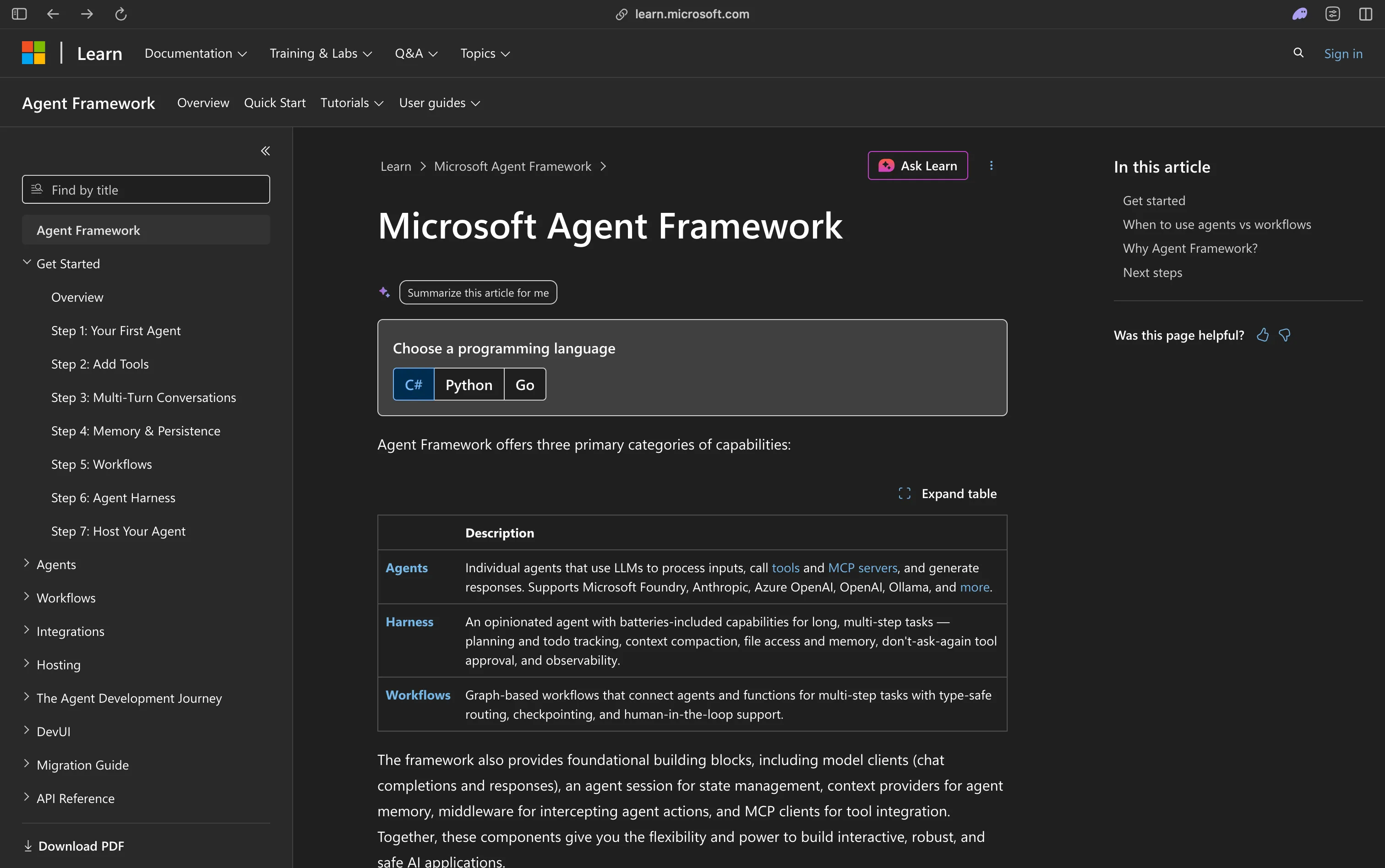 Microsoft Agent Framework, successor to AutoGen and Semantic Kernel