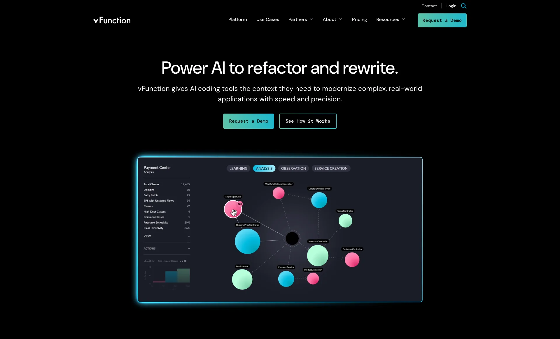 vFunction homepage