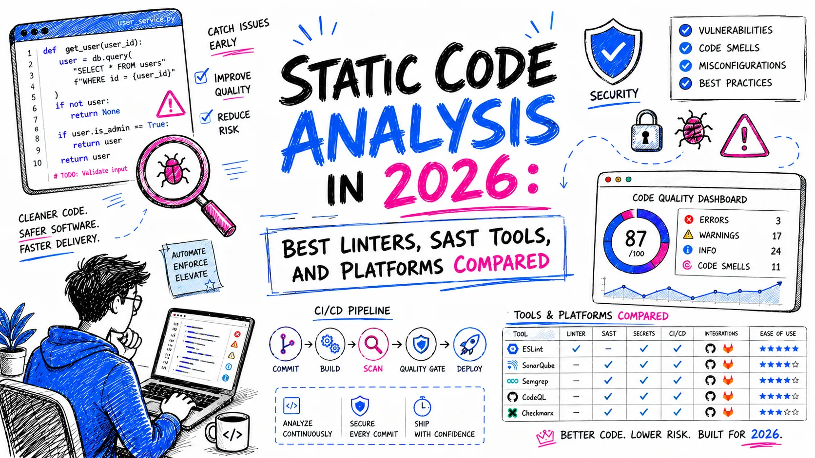 Best Static Code Analysis Tools in 2026: Open Source Linters and SAST ...