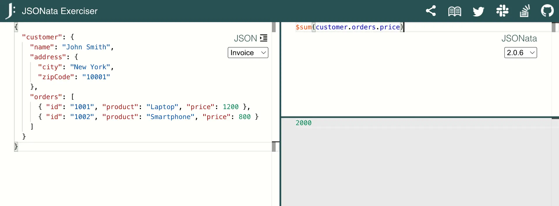 Functions and Transformations in JSONata