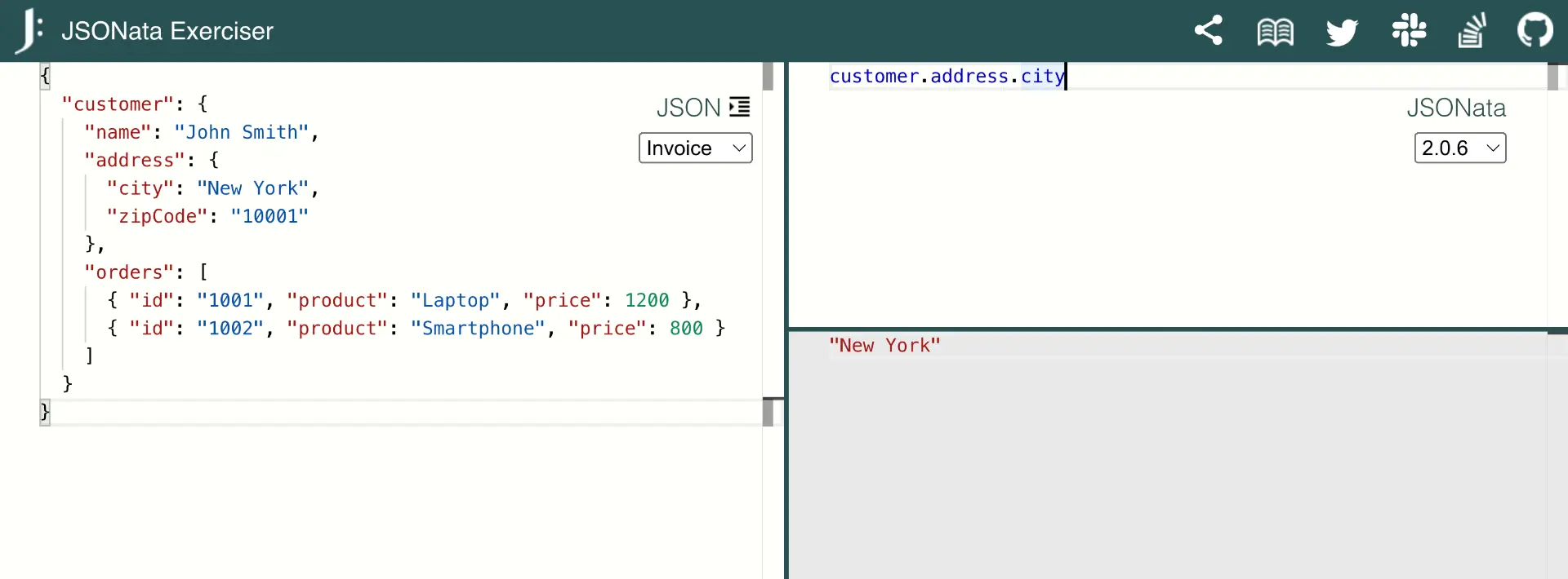 Path Navigation in JSONata