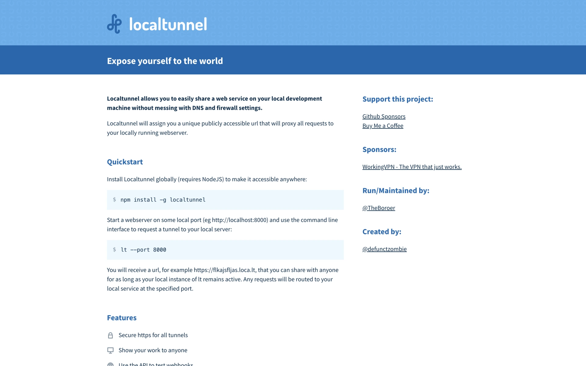 Localtunnel