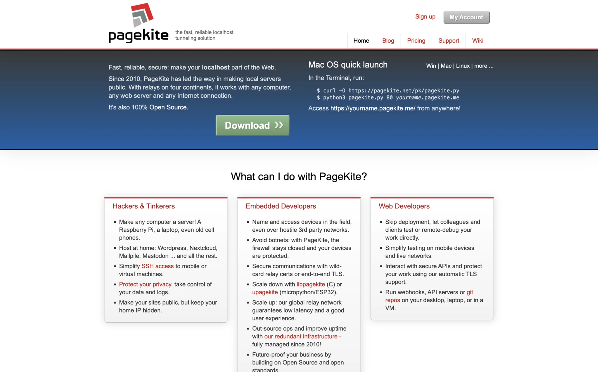 Pagekite