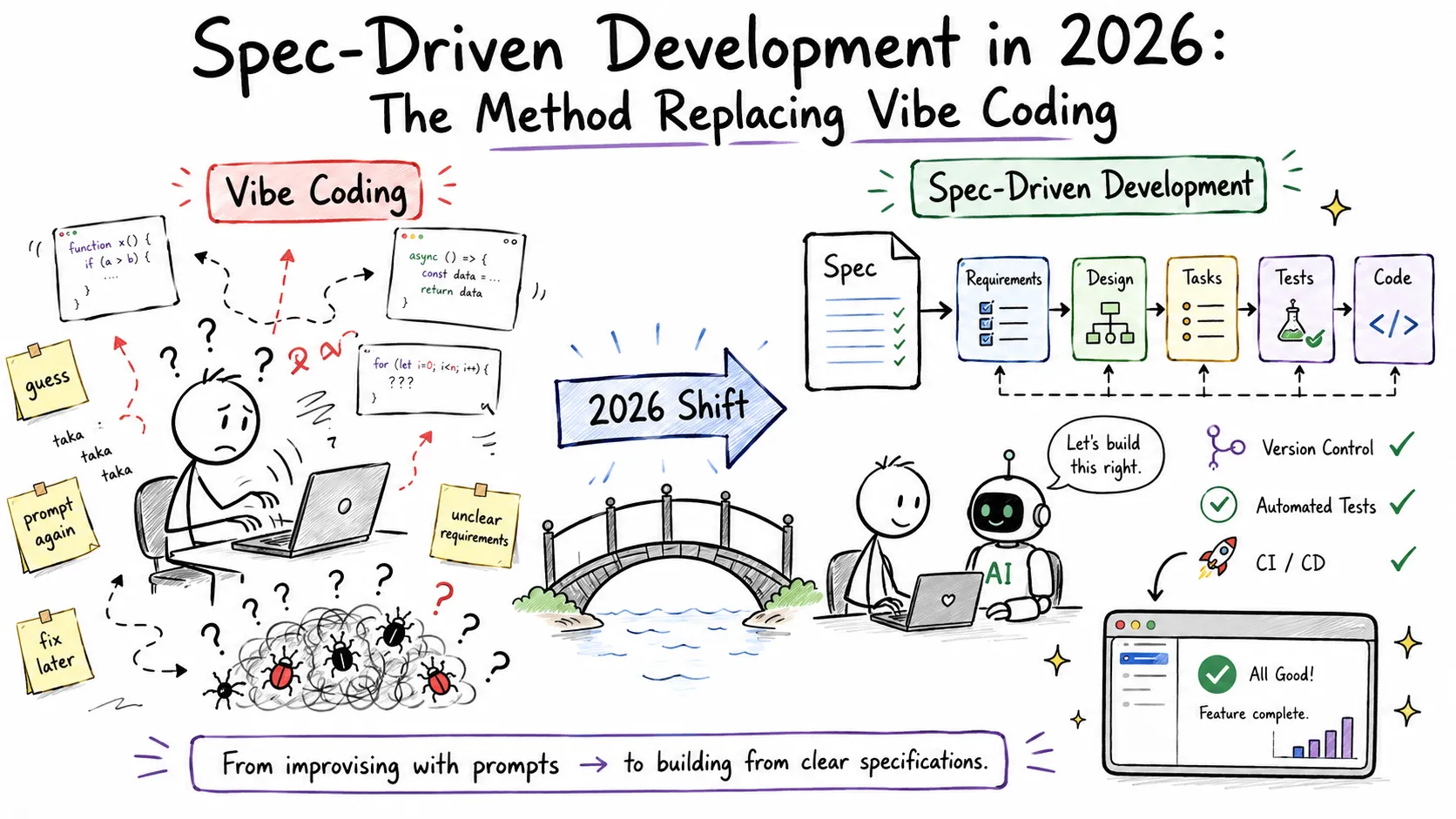 Spec Driven Development Methods Spec-Driven Development in 2026: The Method Replacing Vibe Coding ...